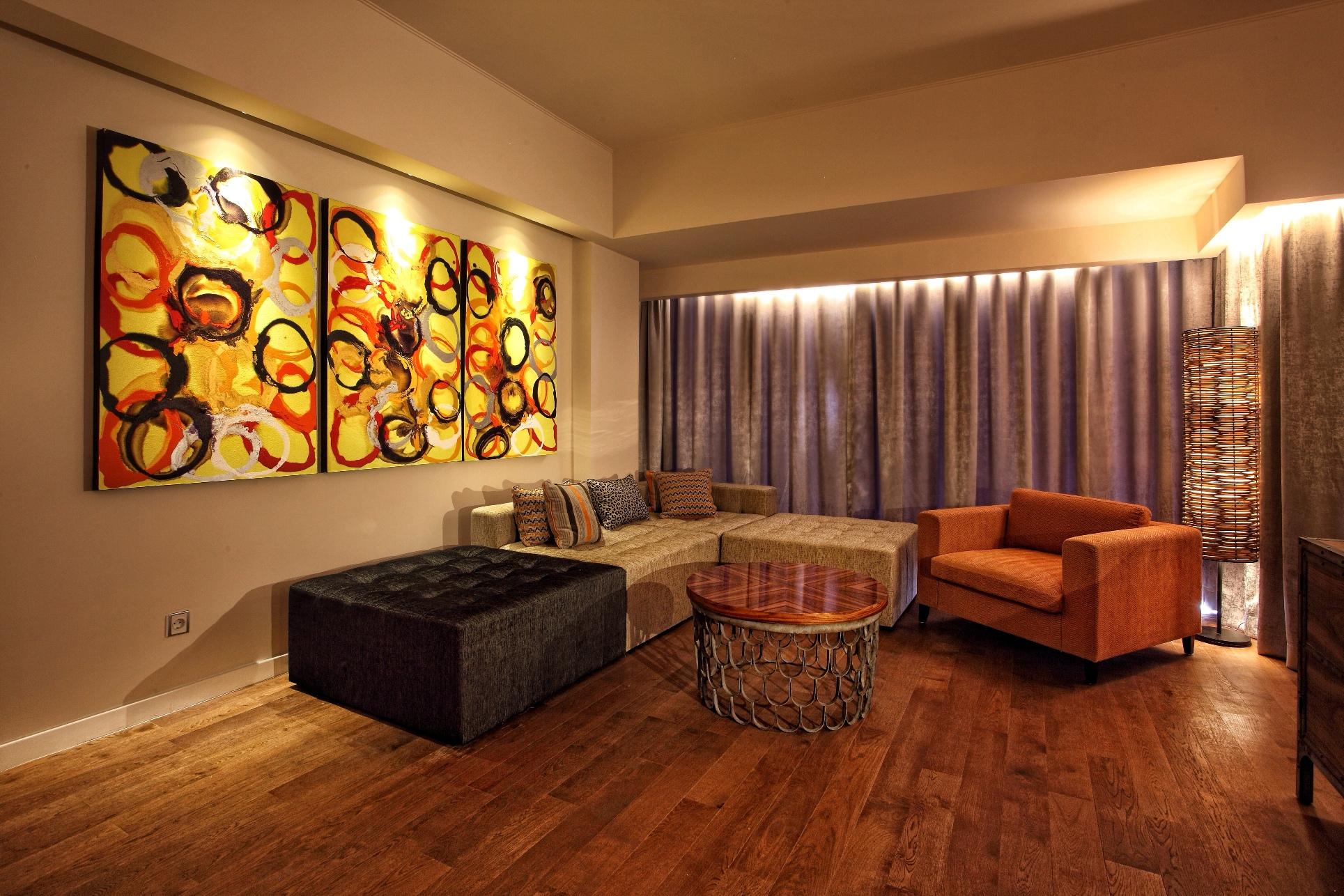 Ts Suites Seminyak Extérieur photo A living room